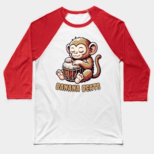 Djembe monkey Baseball T-Shirt